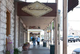 main street Fredericksburg Texas Hotel motel main street