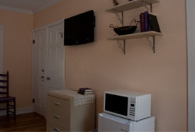 Fredericksburg Texas Hotel motel microwave refriderator